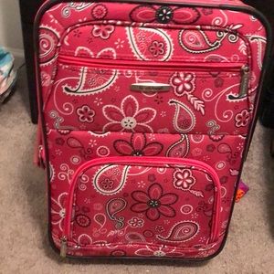 Pink suitcase